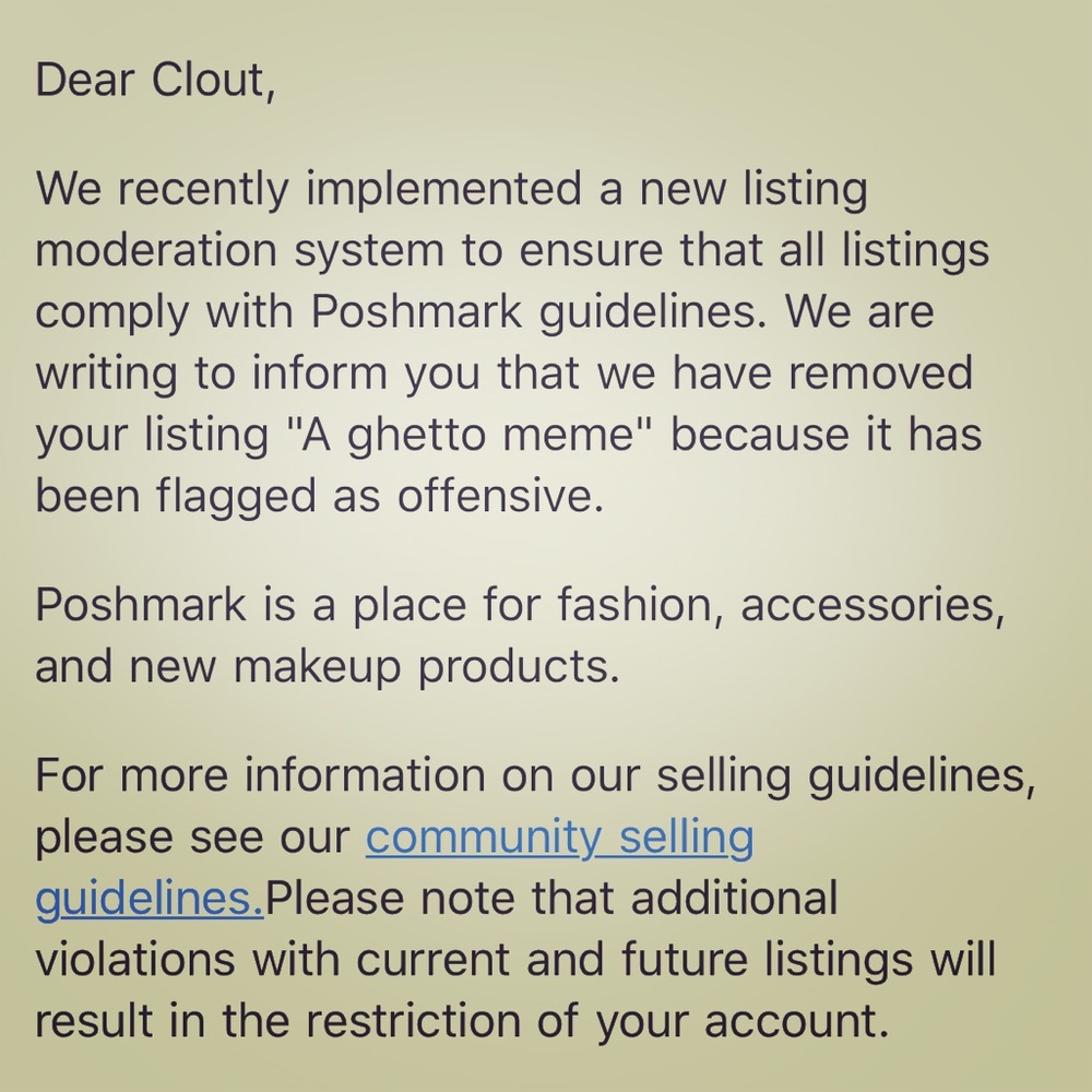 SUPREME x POSHMARK CORRUPT BUSINESS COLLAB